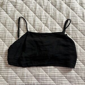 Brandy Meville tie back crop top